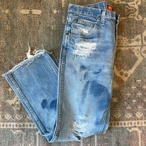 Bleached Wrangler Jeans